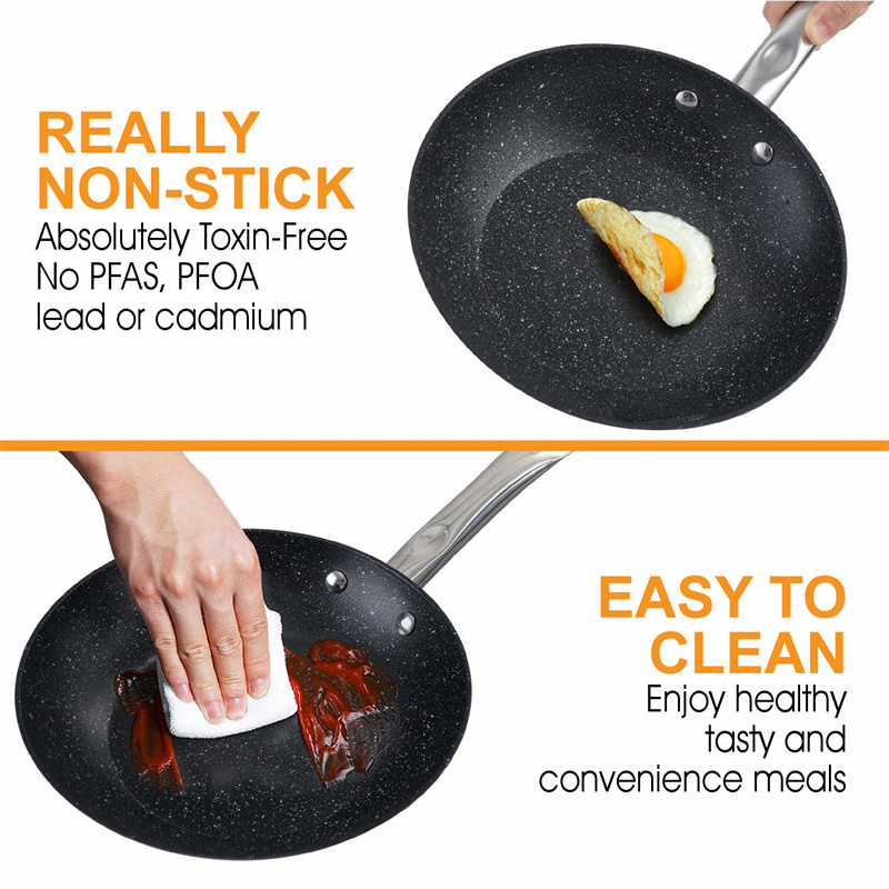 Non-stick induction cookware sets