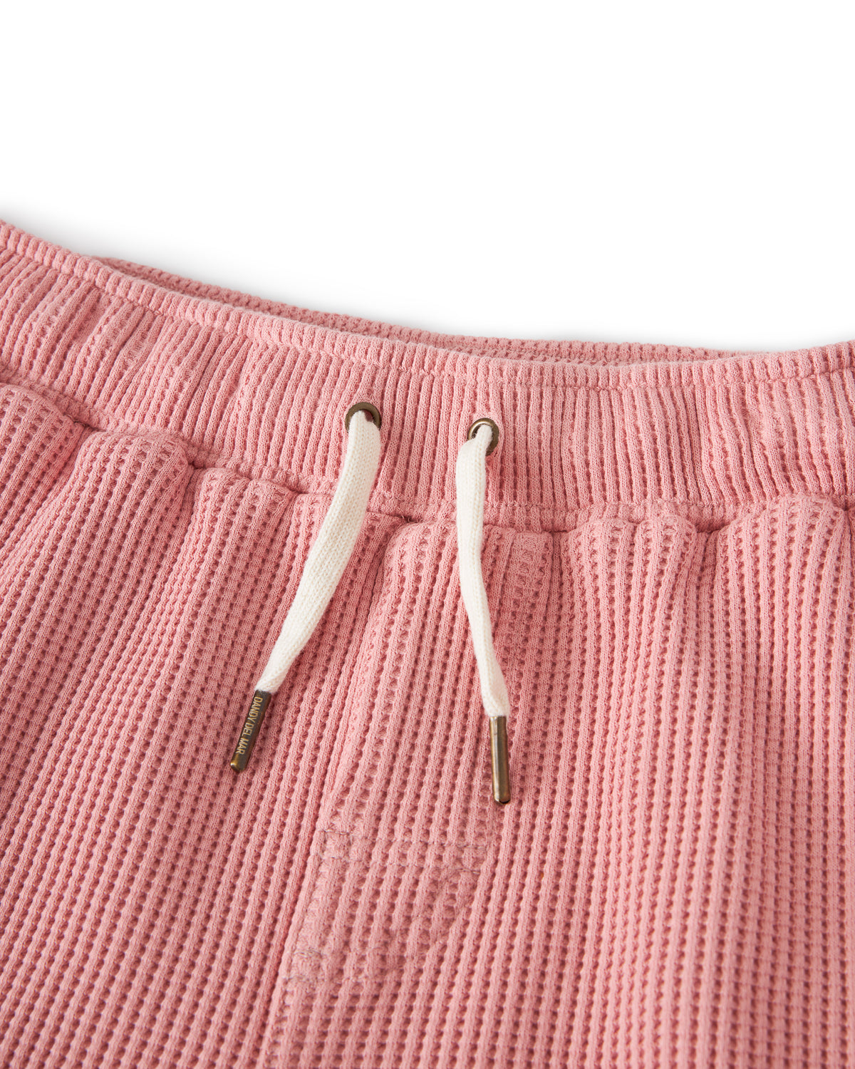 The Cannes Waffle Knit Shorts - Spanish Rose