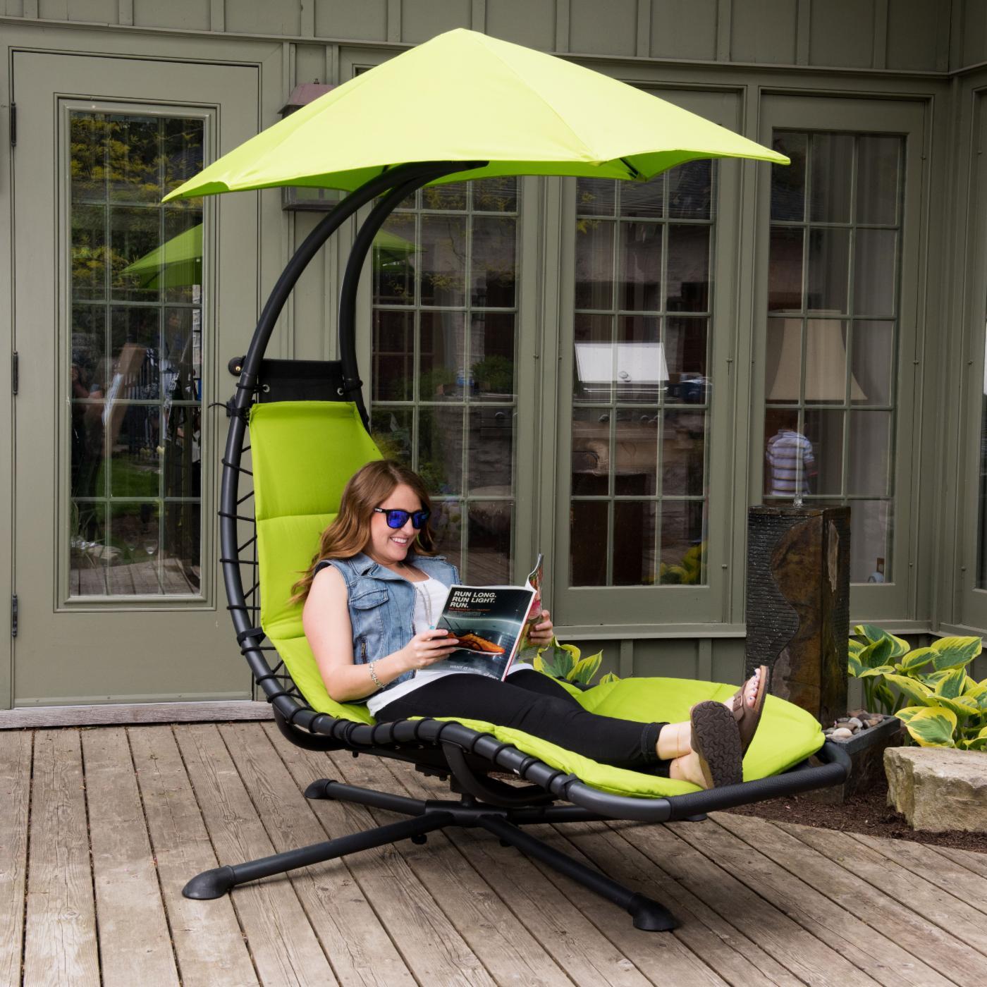 ⚡Clearance Sale⚡✨360 Degree Hammock Chair with Umbrella and Cushion✨