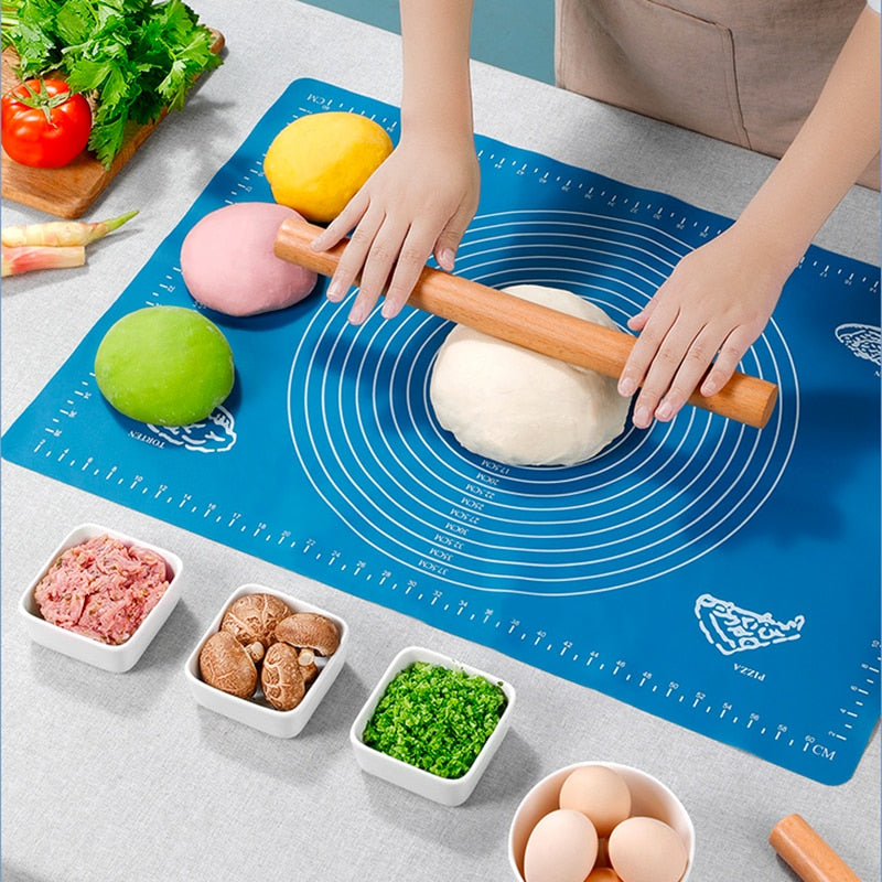 (Store Closing Sale) Silicone Non-stick Silicone Thickening Mat Rolling Dough