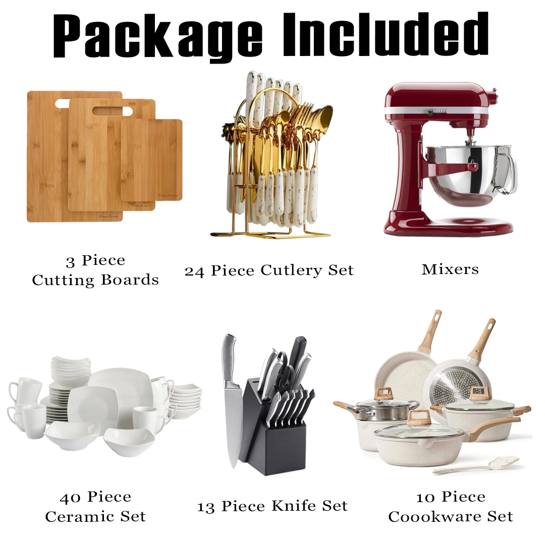 (Store Closing Sale) 91-piece Kitchen Spree, Meeting All The Needs Of The Kitchen