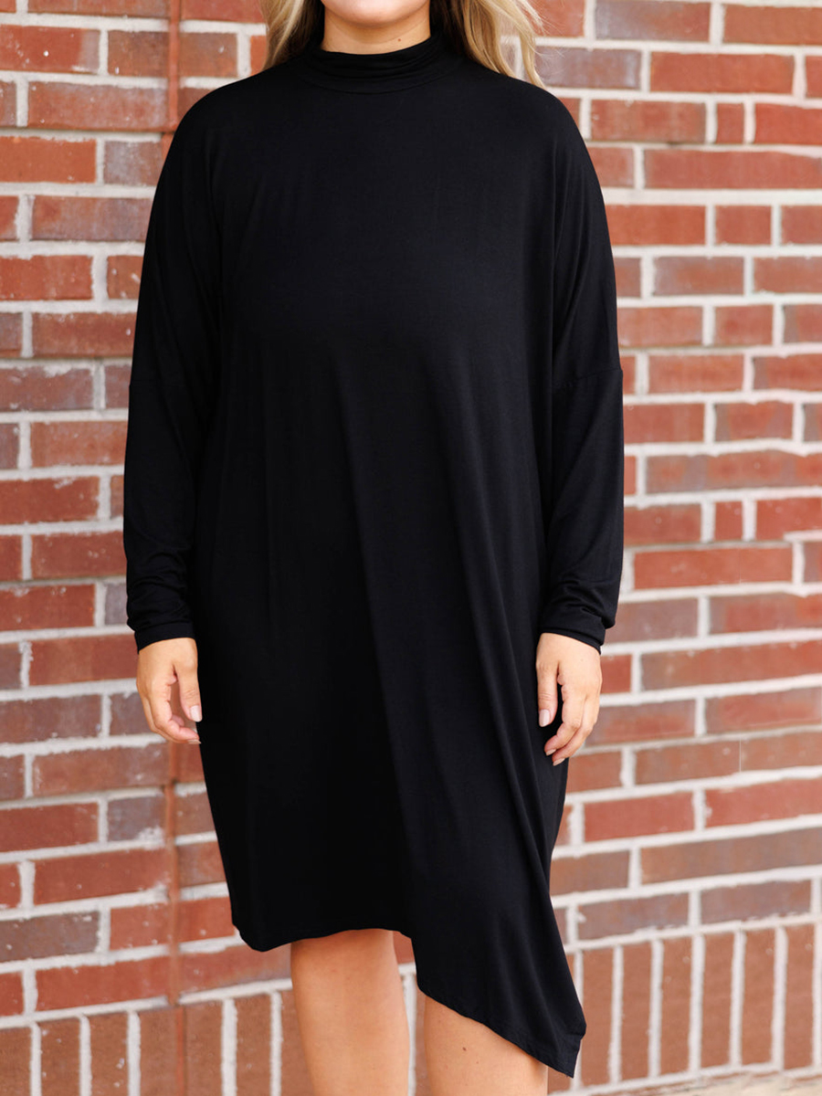 Black loose fitting dress