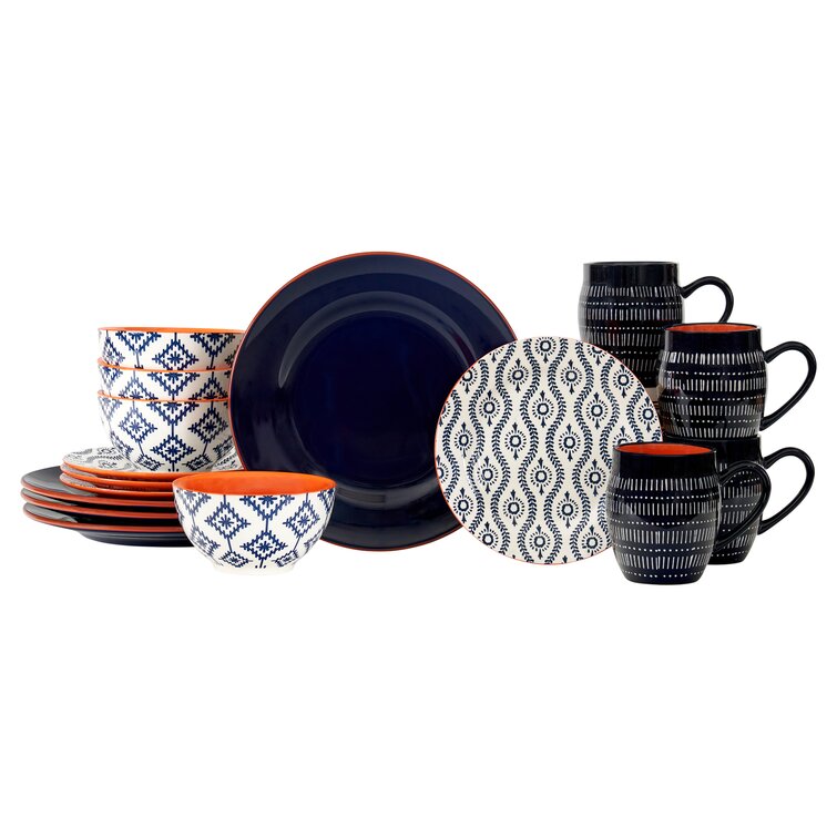 Baum Stoneware Dinnerware Set - Service for 4