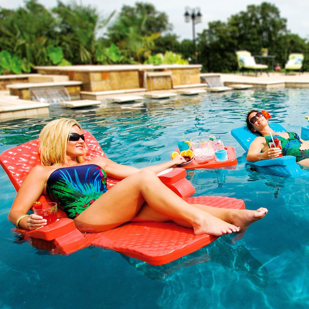 Water And Land Amphibious Super-soft Fully Adjustable Pool Recliner