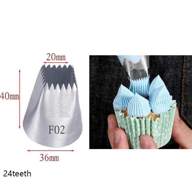 (Store Closing Sale) 1/3/5/7pc/set of chrysanthemum Nozzle Icing Piping Pastry