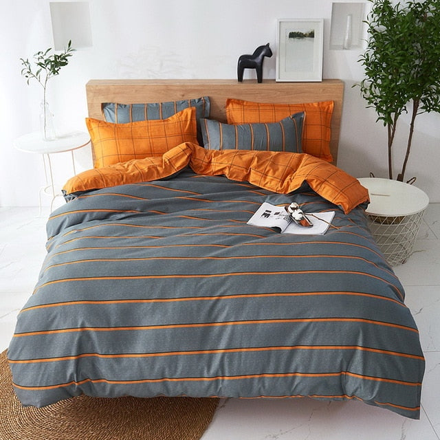 Duvet Cover Flat Bed Sheet Bedding Set