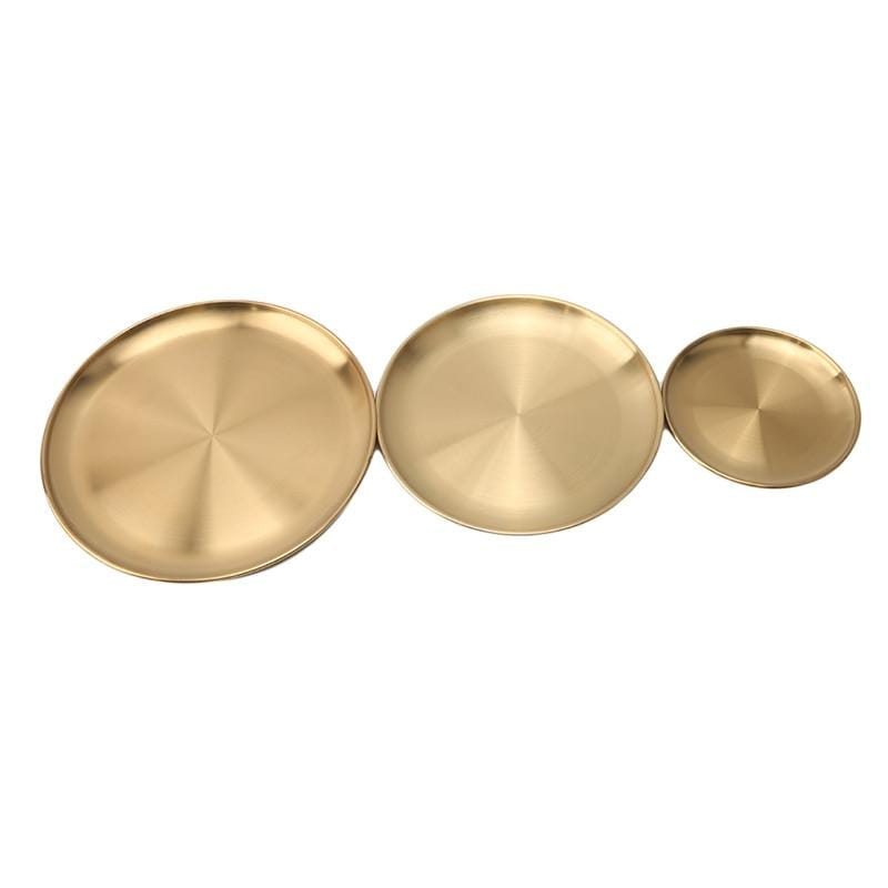 (Store Closing Sale) Golden Element Plate Collection