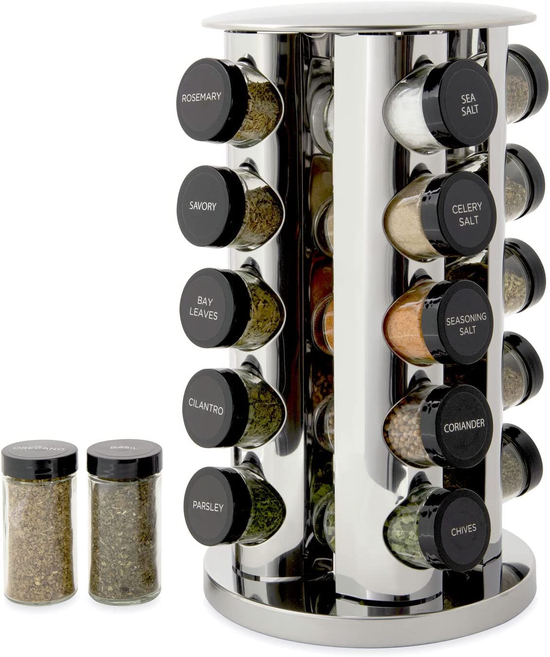 (Store Closing Sale) Rotary 20-tank counter top rack tower organizer