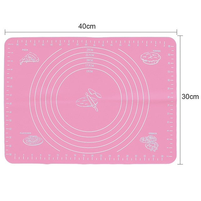 (Store Closing Sale) Silicone Non-stick Silicone Thickening Mat Rolling Dough