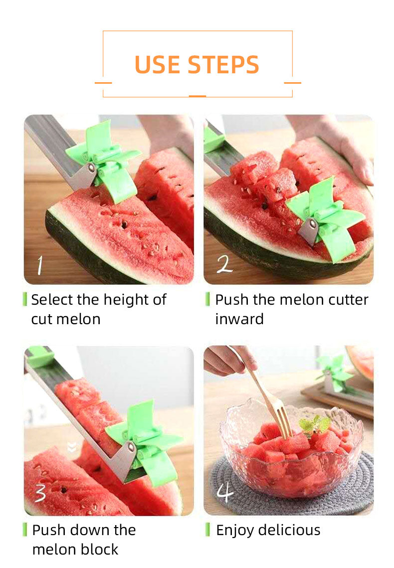 (Store Closing Sale) Stainless Steel Watermelon Slicer