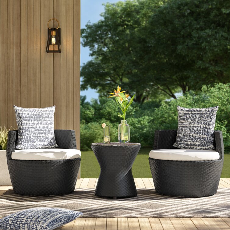 Krysta 2 - Person Outdoor Seating Group with Cushions