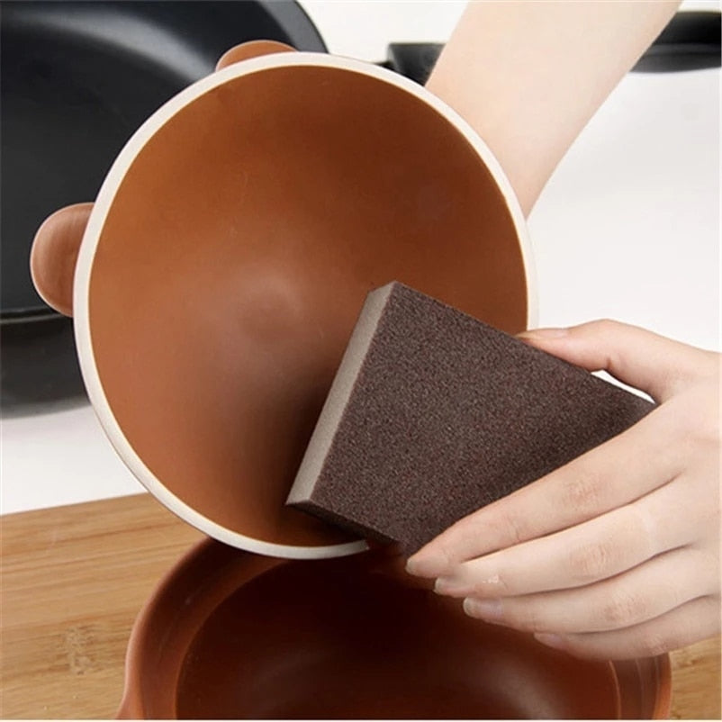 (Store Closing Sale) Sponge Eraser for Removing Rust Cleaning Cotton Kitchen Gadgets Accessories Descaling Clean Rub Pot Kitchen Tools