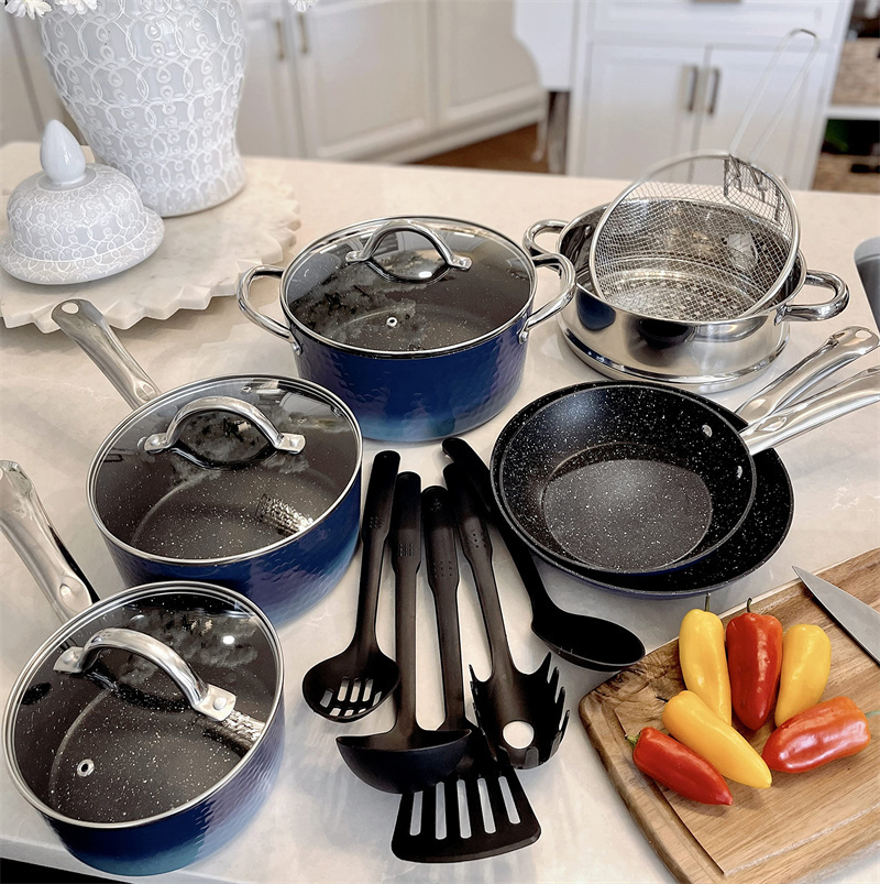 Non-stick induction cookware sets