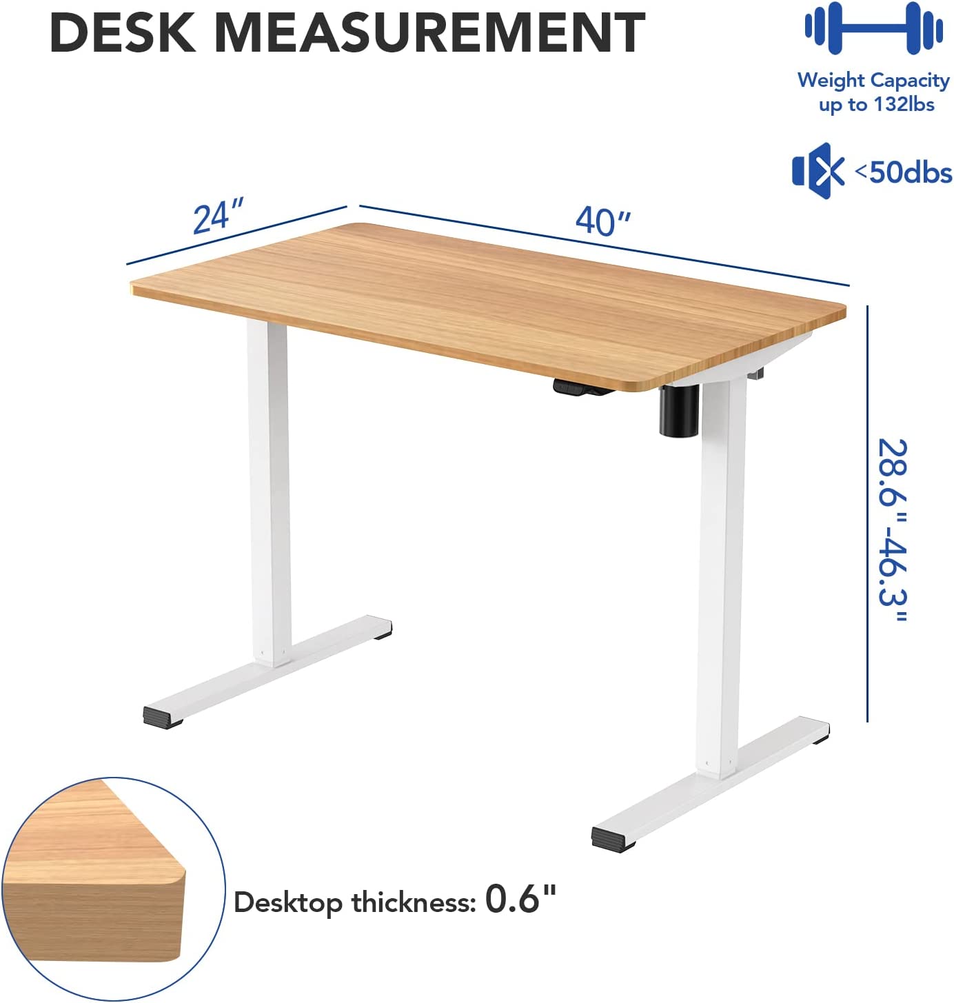 2023 New Electric Lift Computer Desk