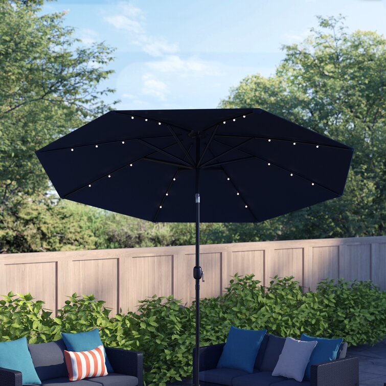 Jericho 108'' Lighted Market Umbrella