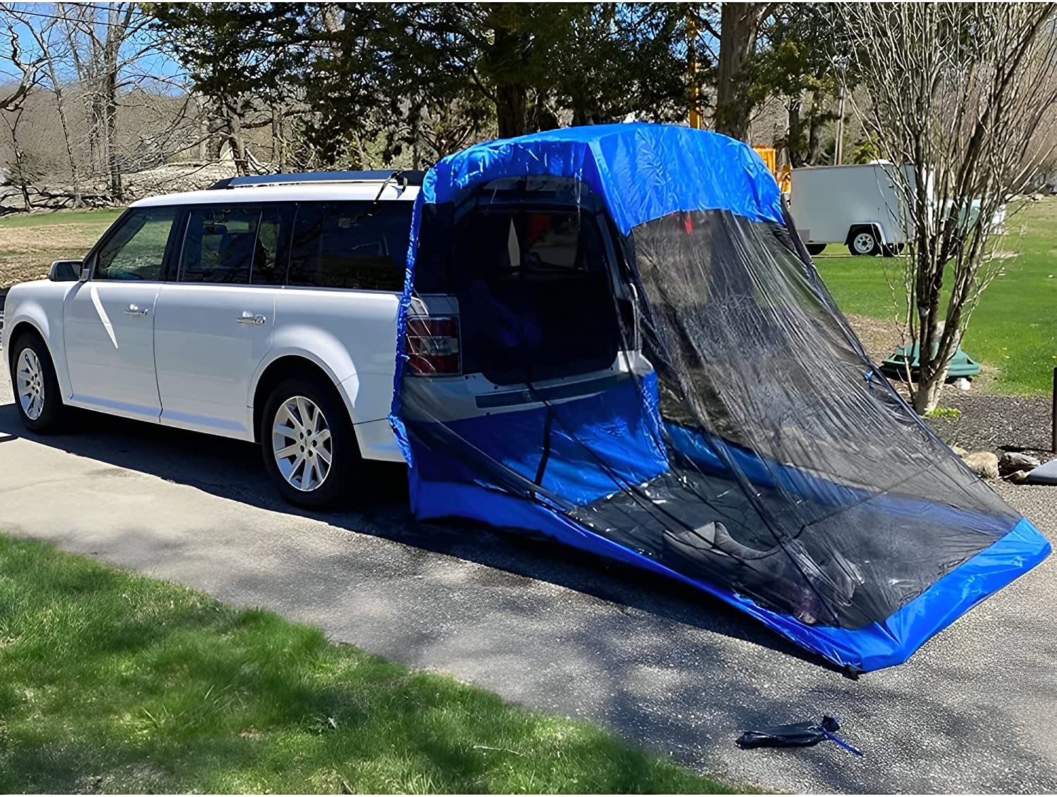 Suv Tent For Camping+ Rainfly, Super Easy And Quick Setup Car Tents For Camping Suv