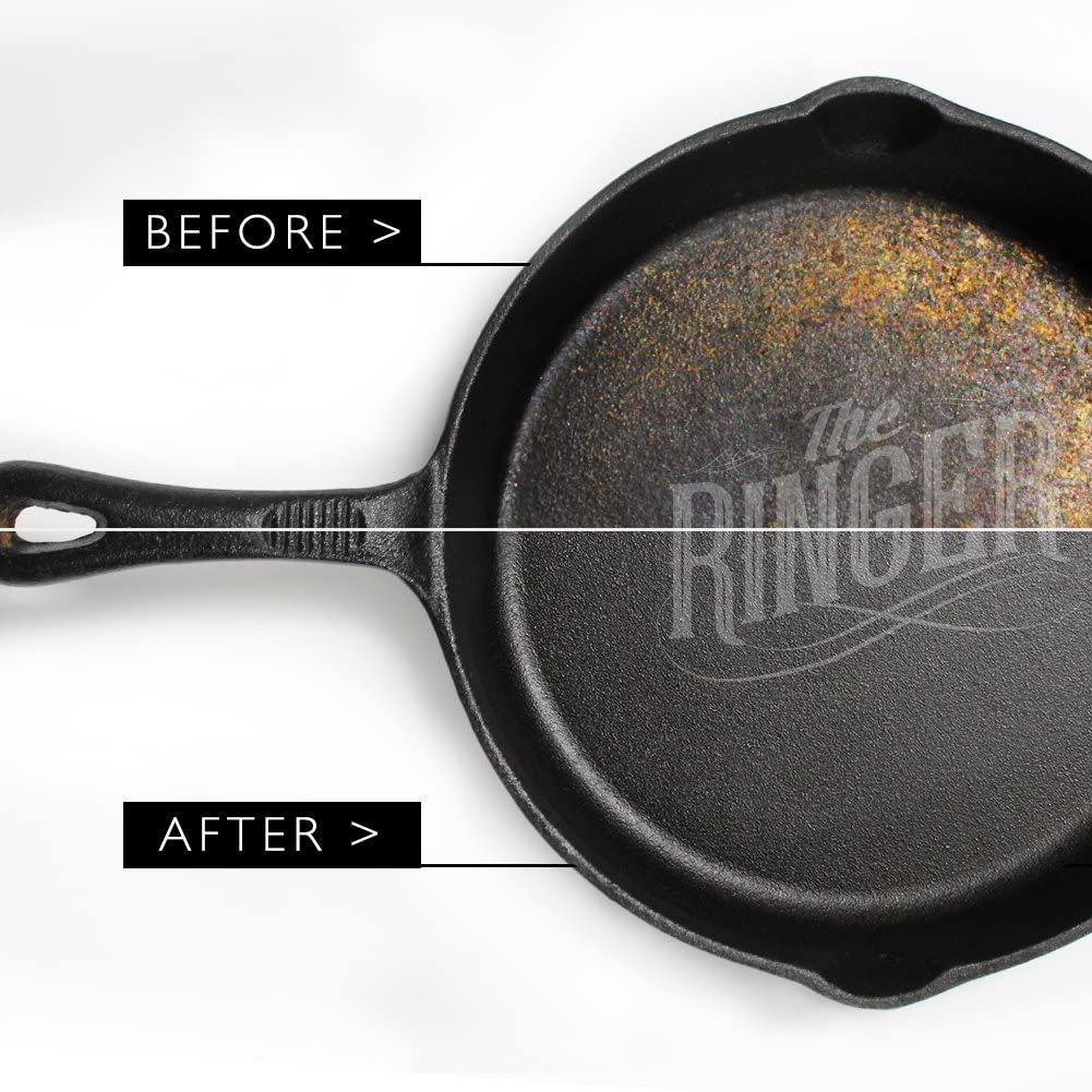 (Store Closing Sale) Stainless steel cast iron cleaner