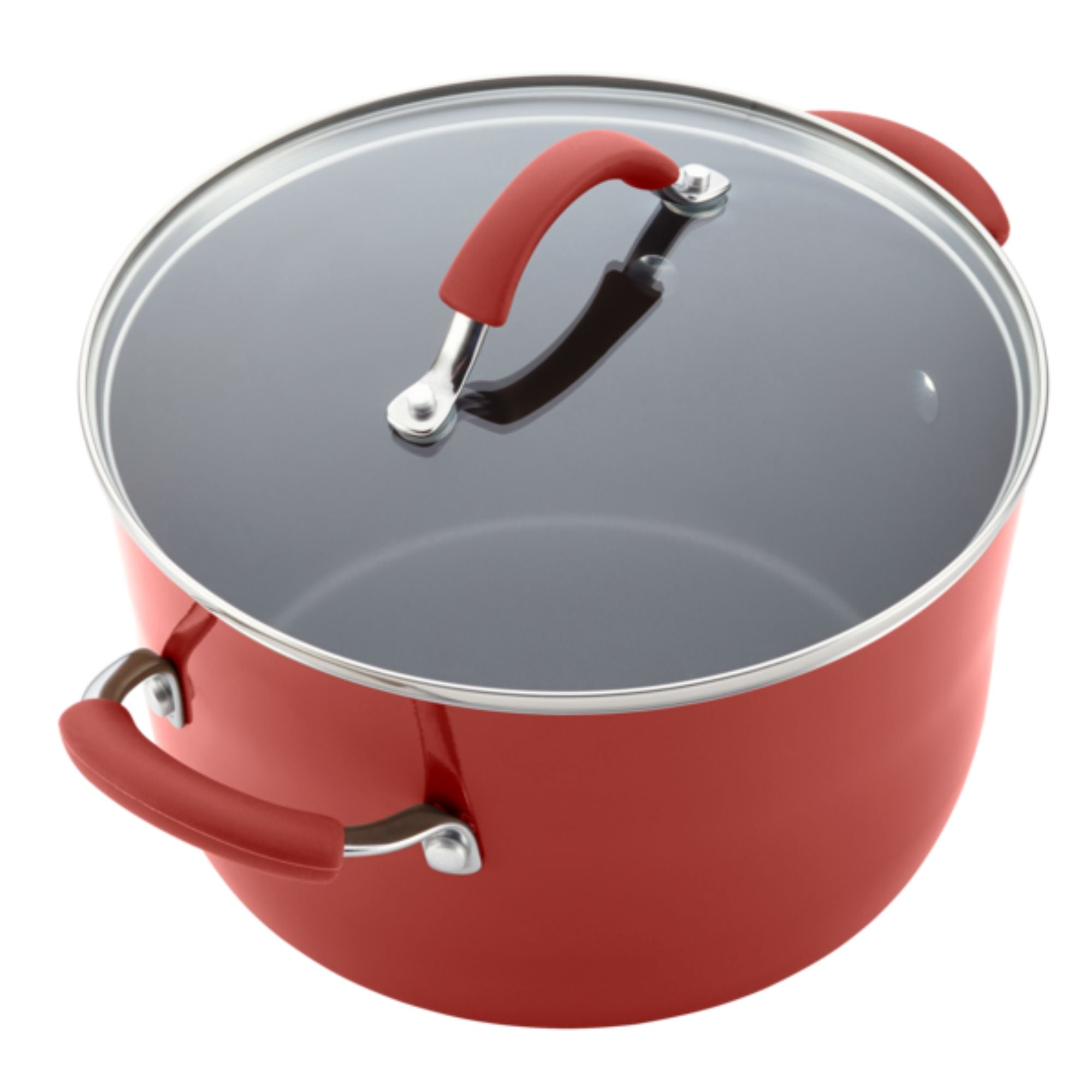 (Store Closing Sale) 10 Piece Red Porcelain Enamel Cookware Set