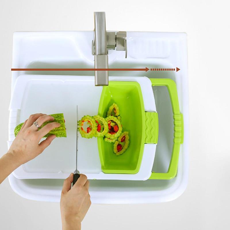 (Store Closing Sale) Multifunction Kitchen Chopping Blocks Sinks Drain