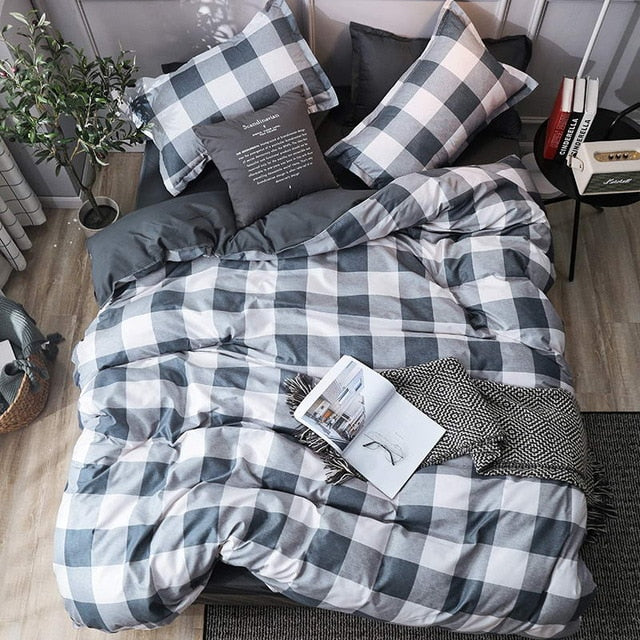 Duvet Cover Flat Bed Sheet Bedding Set