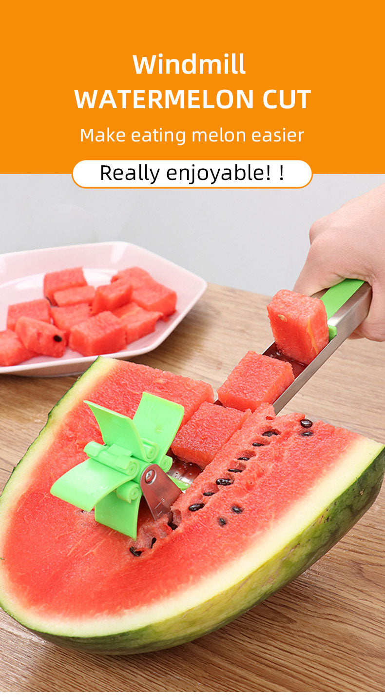 (Store Closing Sale) Stainless Steel Watermelon Slicer