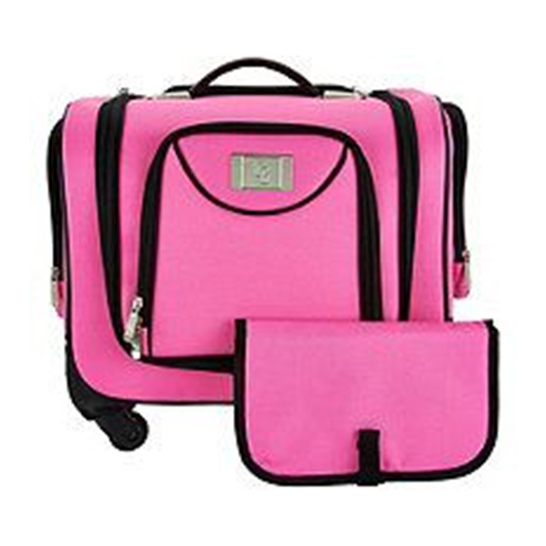 💝HSN-Last Day Buy 2 Save 35%💥Weekender Bag with Set of 2 Snap-In Toiletry Case