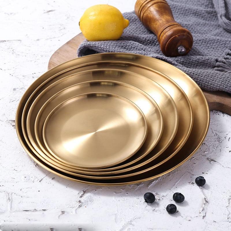 (Store Closing Sale) Golden Element Plate Collection