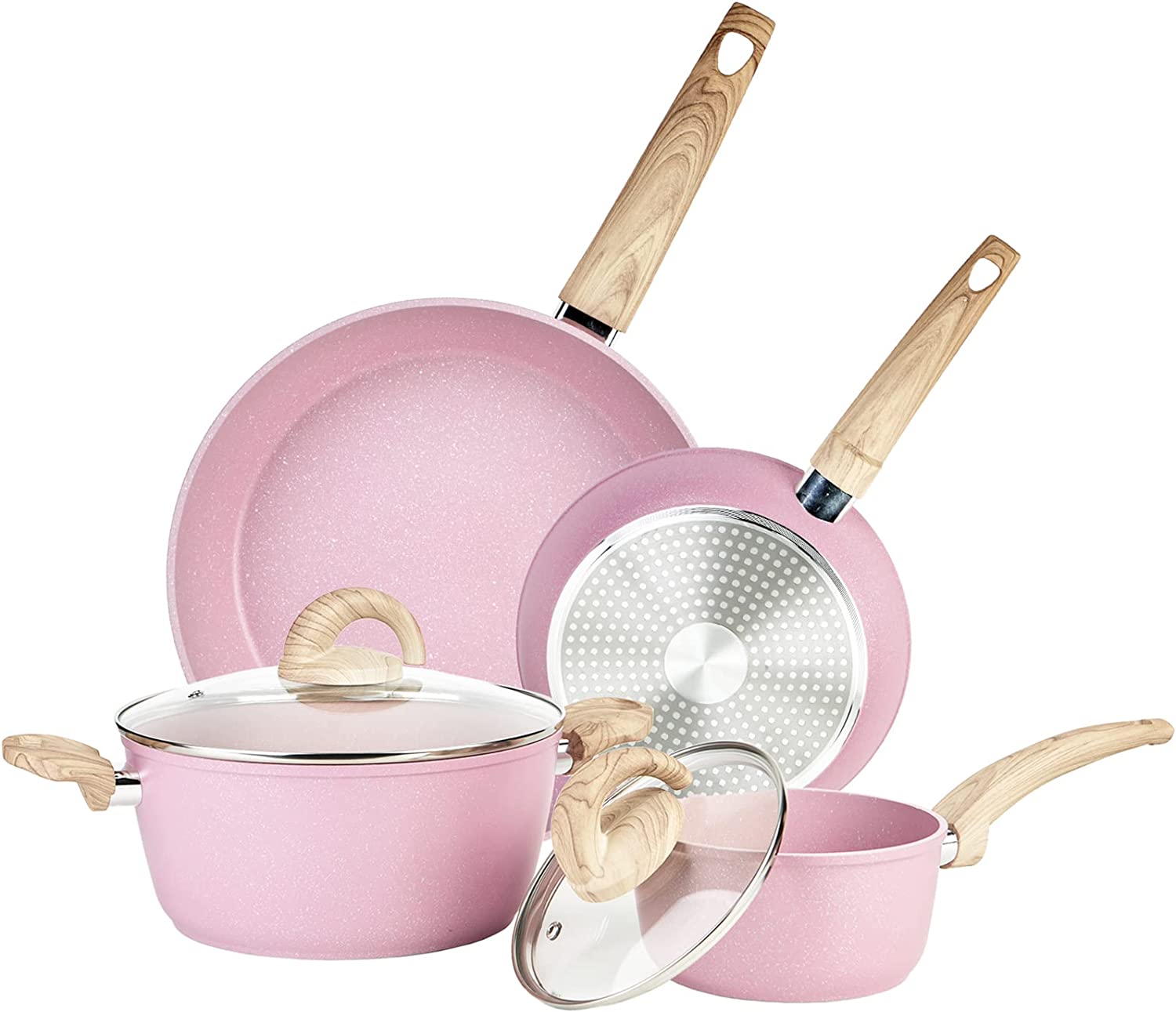 (Store Closing Sale) Nonstick Kitchen Cookware Set 6 Pcs