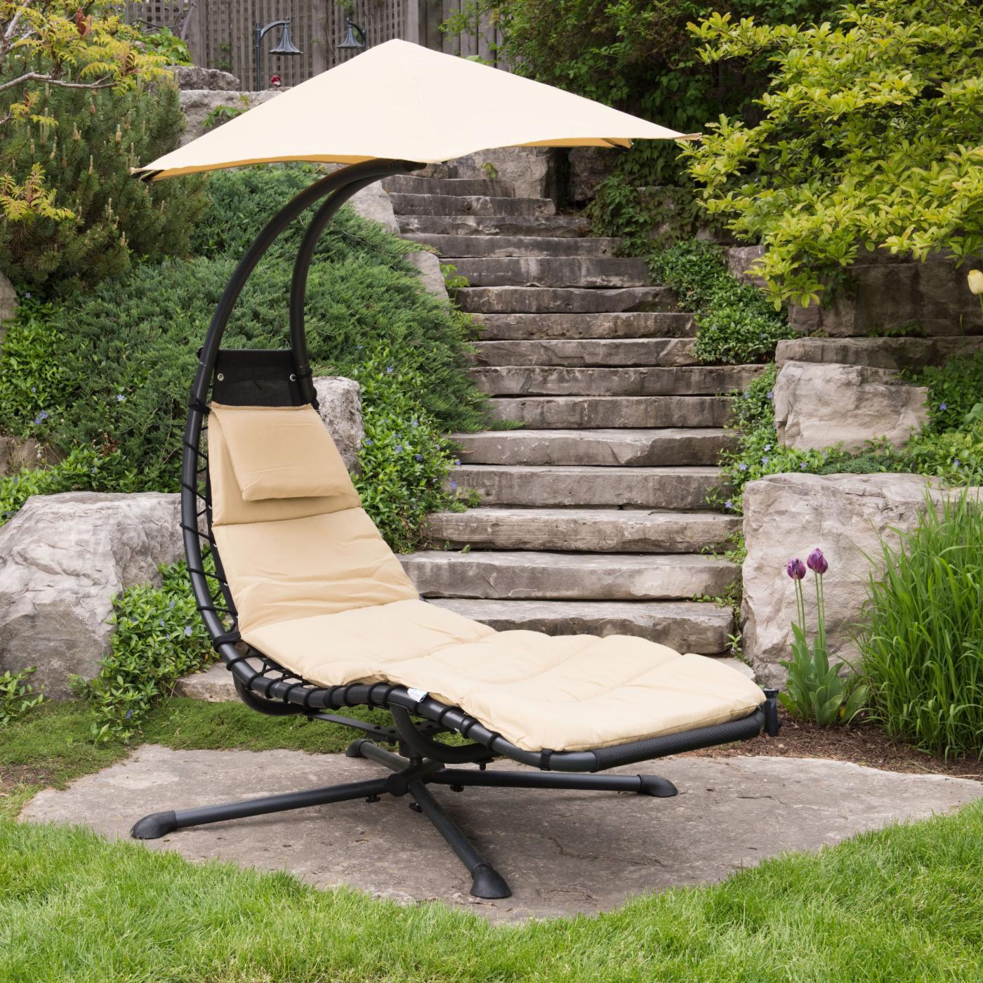 ⚡Clearance Sale⚡✨360 Degree Hammock Chair with Umbrella and Cushion✨