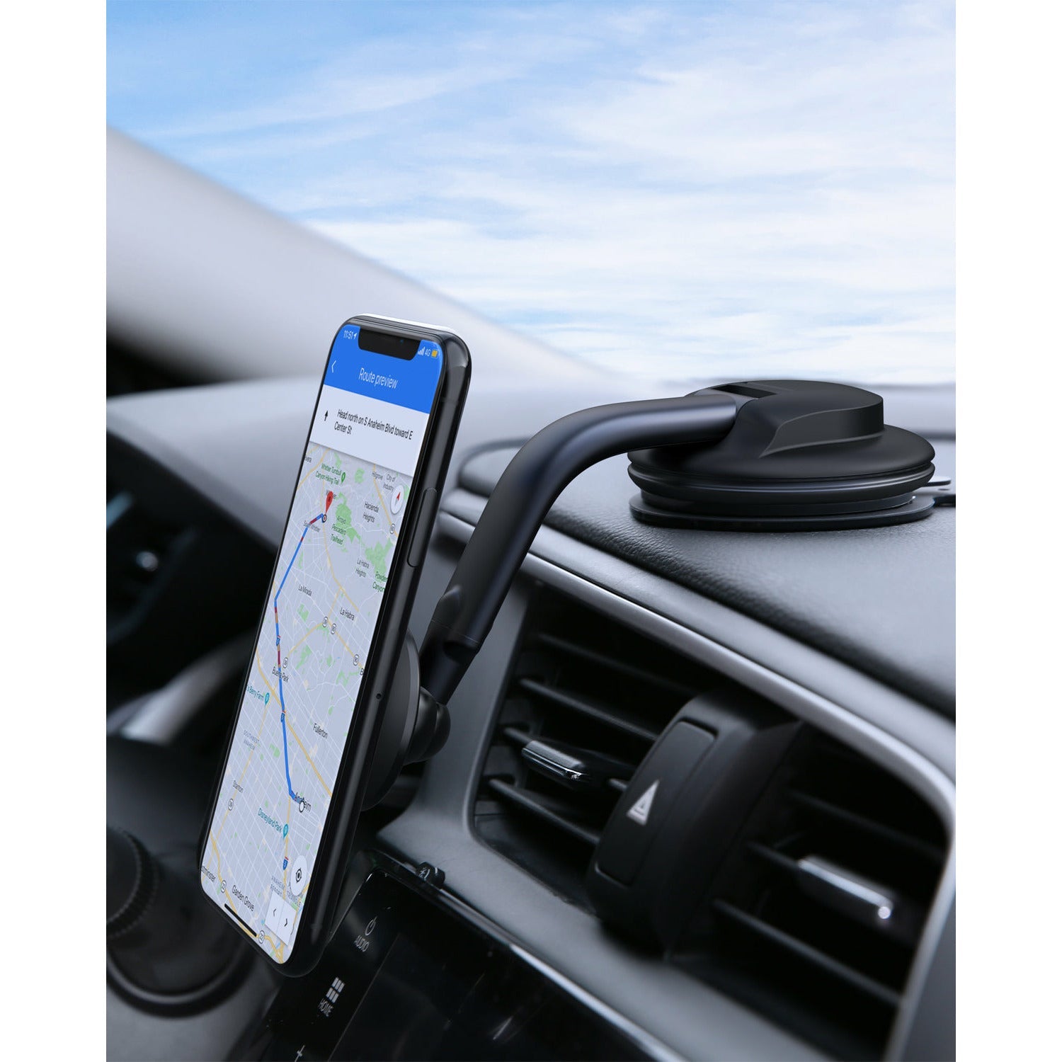 AUKEY HD-C49 Phone Holder for Car 360 degrees 10-Pack Value Bundle