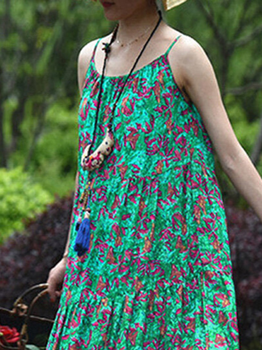 Women Casual Elegant Print Dress