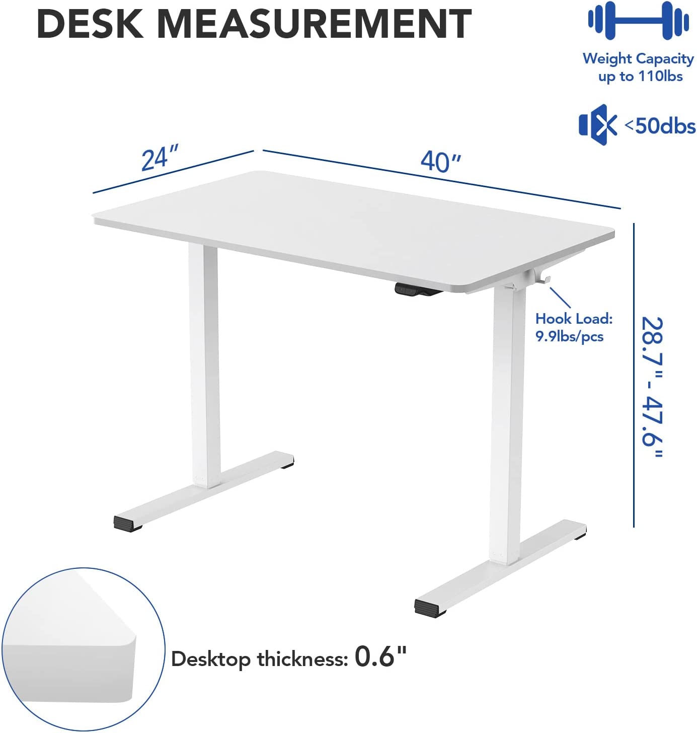 2023 New Electric Lift Computer Desk