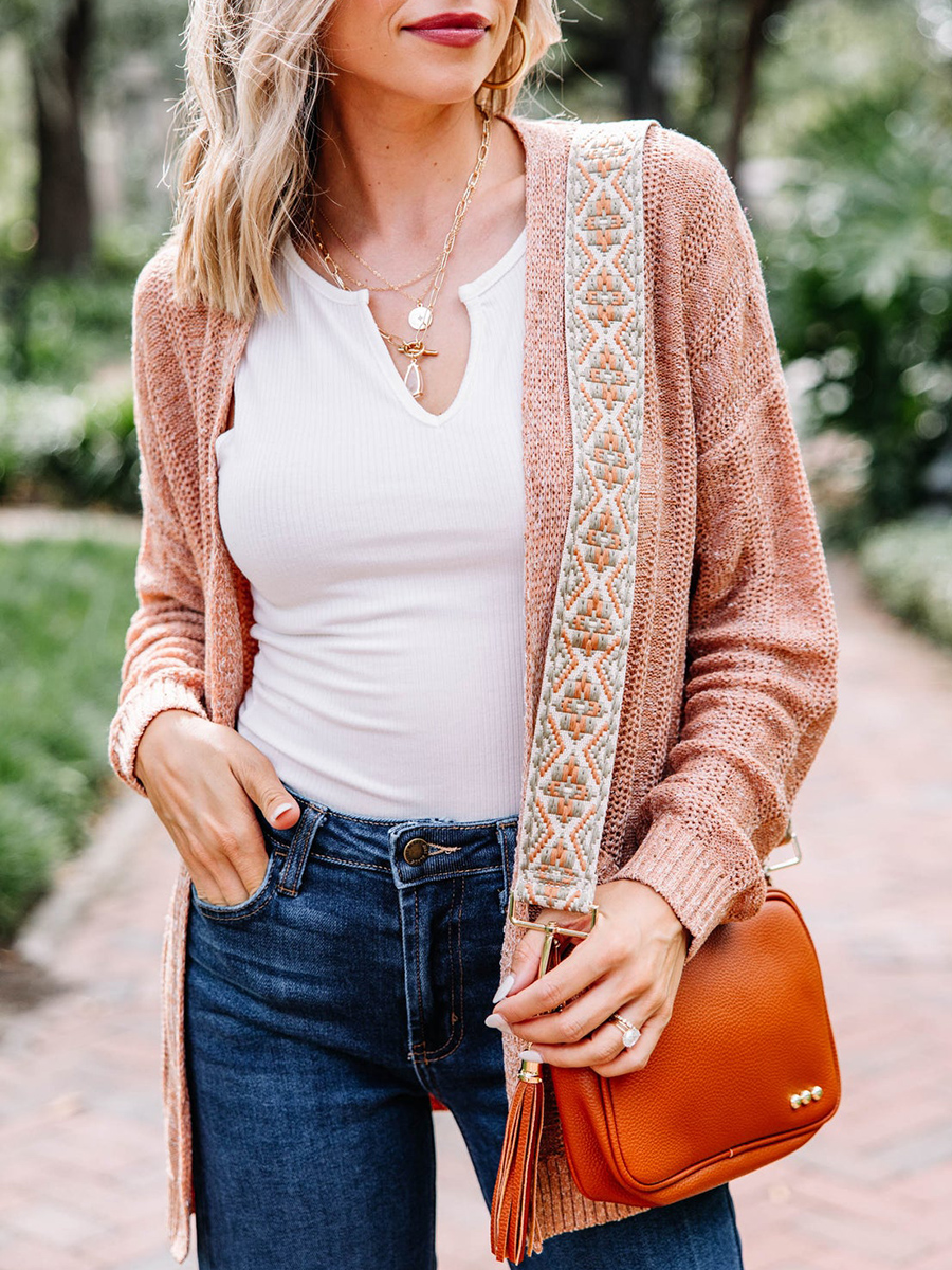 Knitted Brown Cardigan