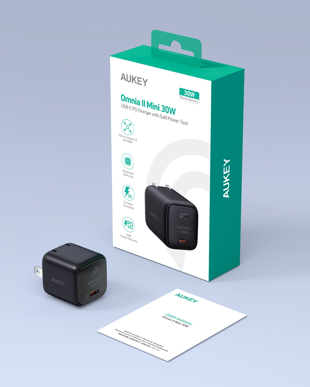 Aukey PA-B2T Omnia II Wall Charger B-series