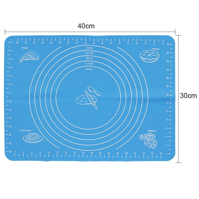 (Store Closing Sale) Silicone Non-stick Silicone Thickening Mat Rolling Dough