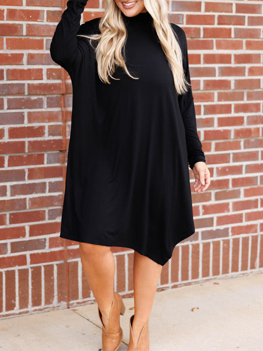 Black loose fitting dress