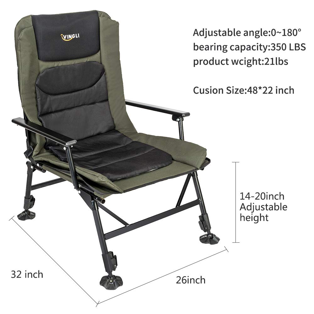 Foldable  Adjustable Reclining Fishing Chair