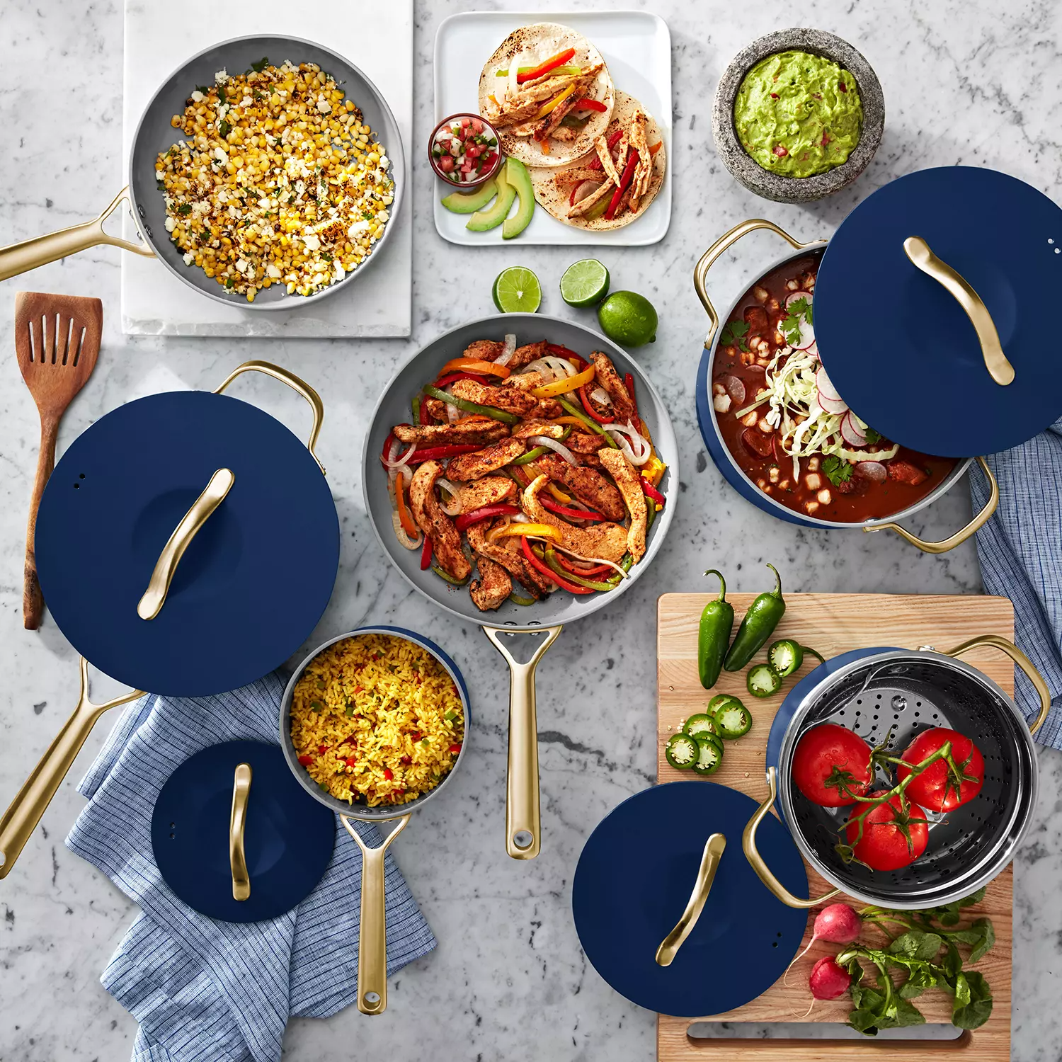 💥11-Piece Modern Ceramic Cookware Set