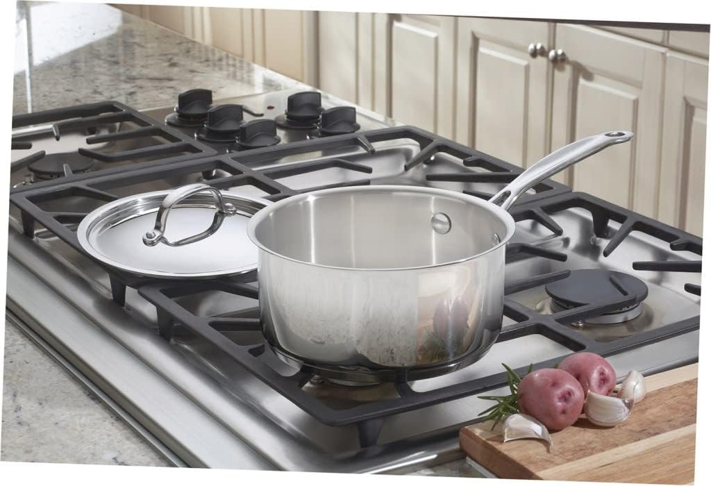 Stainless Steel 17-Piece Set Chef's-Classic-Stainless-Cookware-Collection