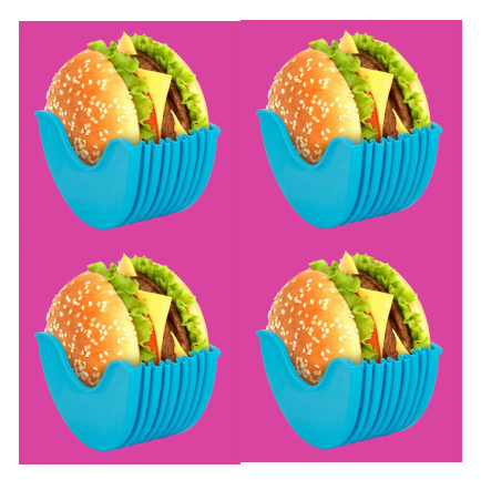 (Store Closing Sale) Silicone Burger Sandwiches Holder