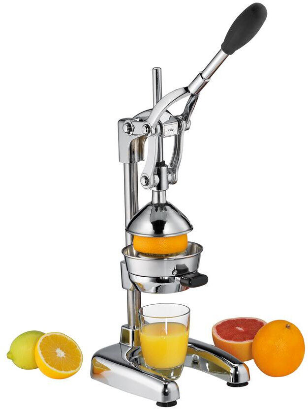 (Store Closing Sale) Commercial Silver Citrus Juicer Hand Press Fruit Extractor Stainless Steel