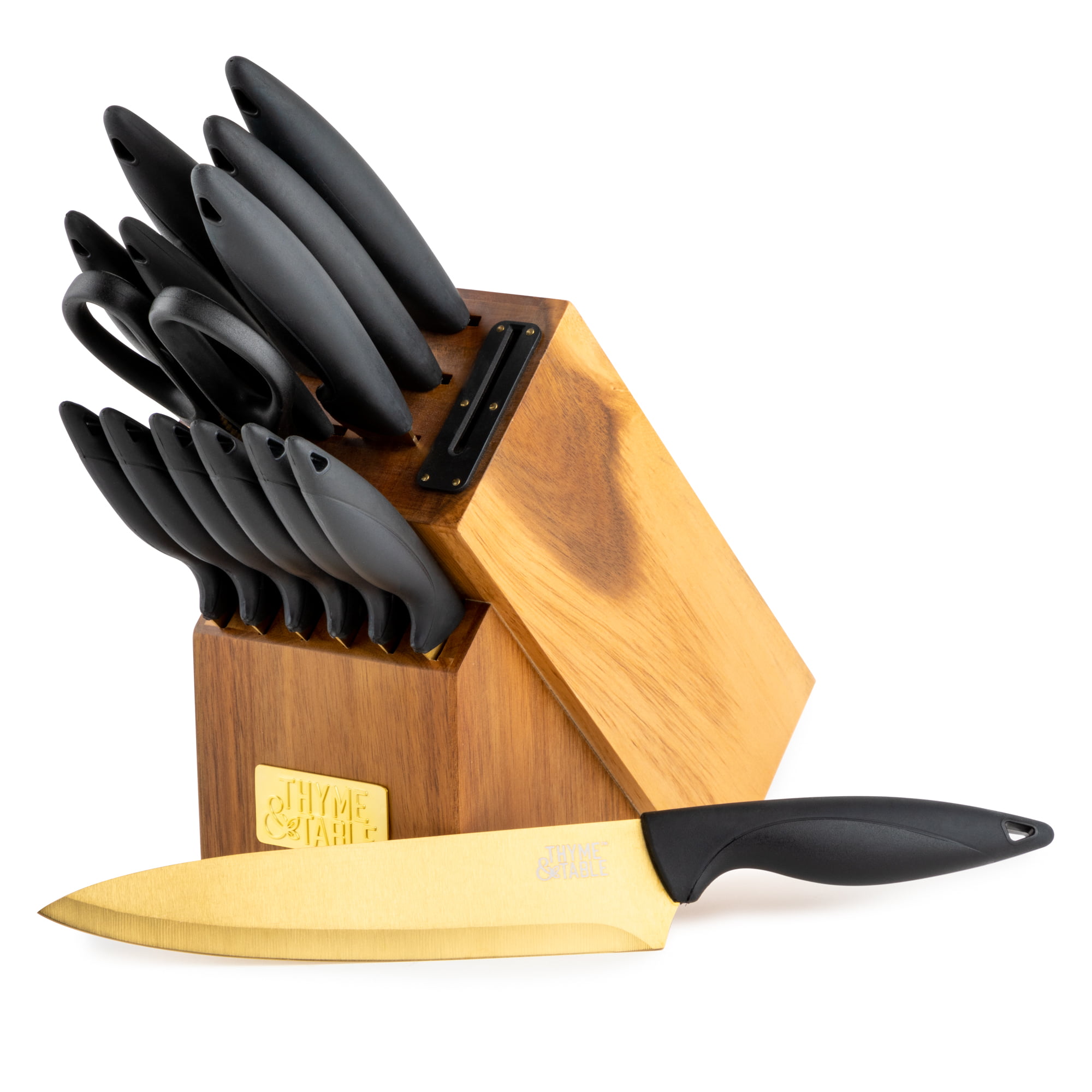 (Store Closing Sale) 15-Piece Knife Block Set