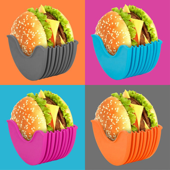 (Store Closing Sale) Silicone Burger Sandwiches Holder