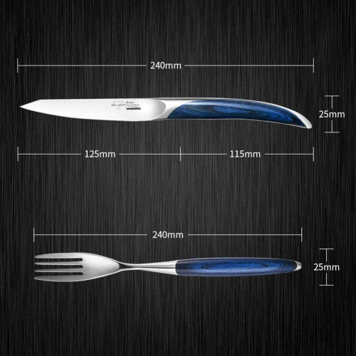 (Store Closing Sale) Flatware set, 4 Pieces Steak Knives & Forks