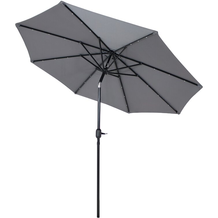 Jericho 108'' Lighted Market Umbrella