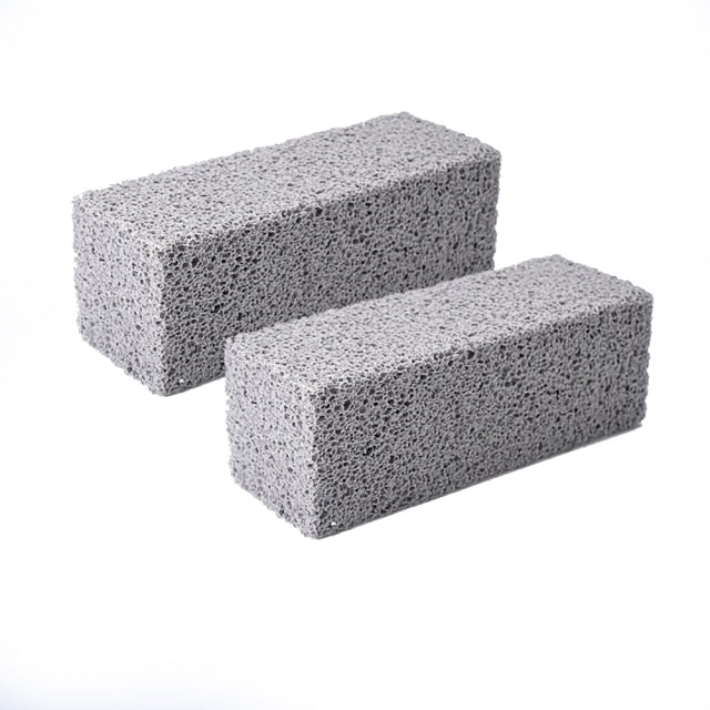 Grilling Barbecue Utensils 1/ 2Pcs BBQ Grill Cleaning Brick Block Barbecue Cleaning Stone BBQ Racks Stains Grease Cleaner BBQ Tools Kitchen Decorates Gadget BBQ Tools