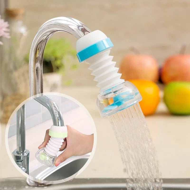 (Store Closing Sale) 360 Degree Rotation Faucet Extender Shower Water Tap Gadget Water Tap Extension Filter Kitchen Faucet Extension Tube