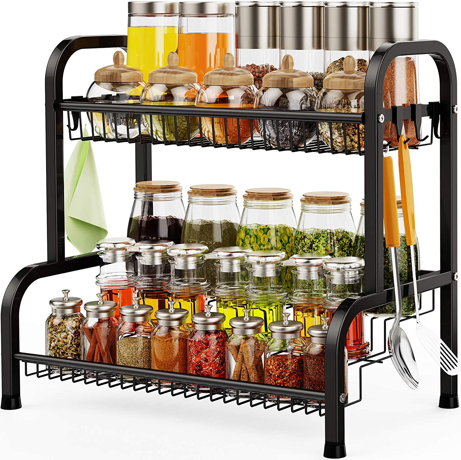 (Store Closing Sale) Spice rack, 2-layer large spice rack