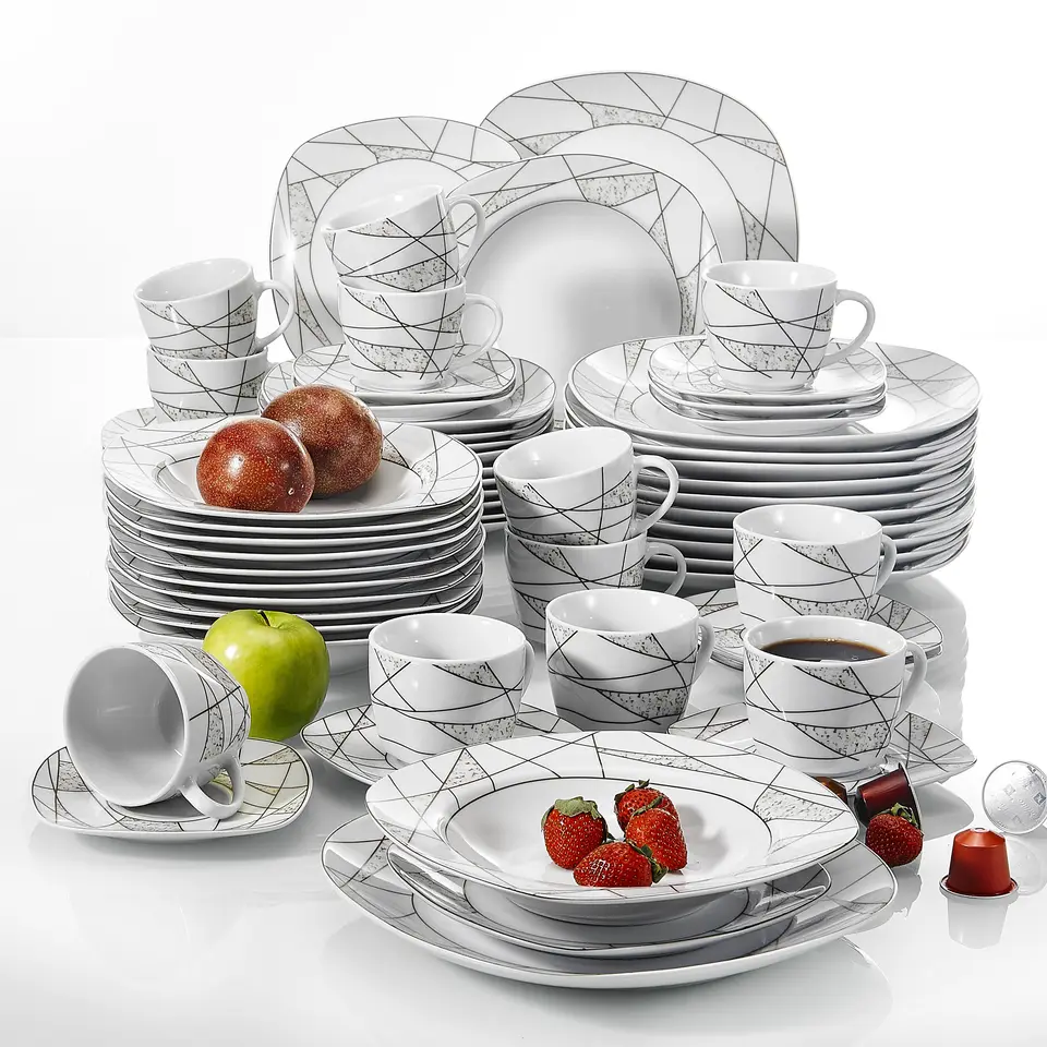 (Store Closing Sale) [🎁GIFT]58pcs deluxe ceramic tableware set