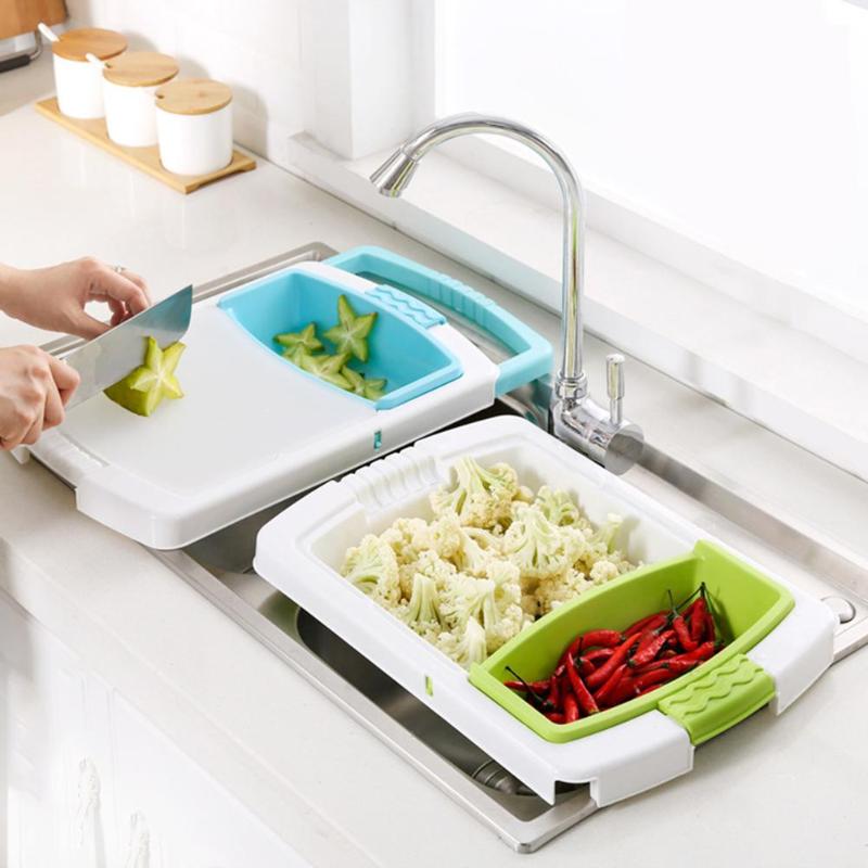 (Store Closing Sale) Multifunction Kitchen Chopping Blocks Sinks Drain